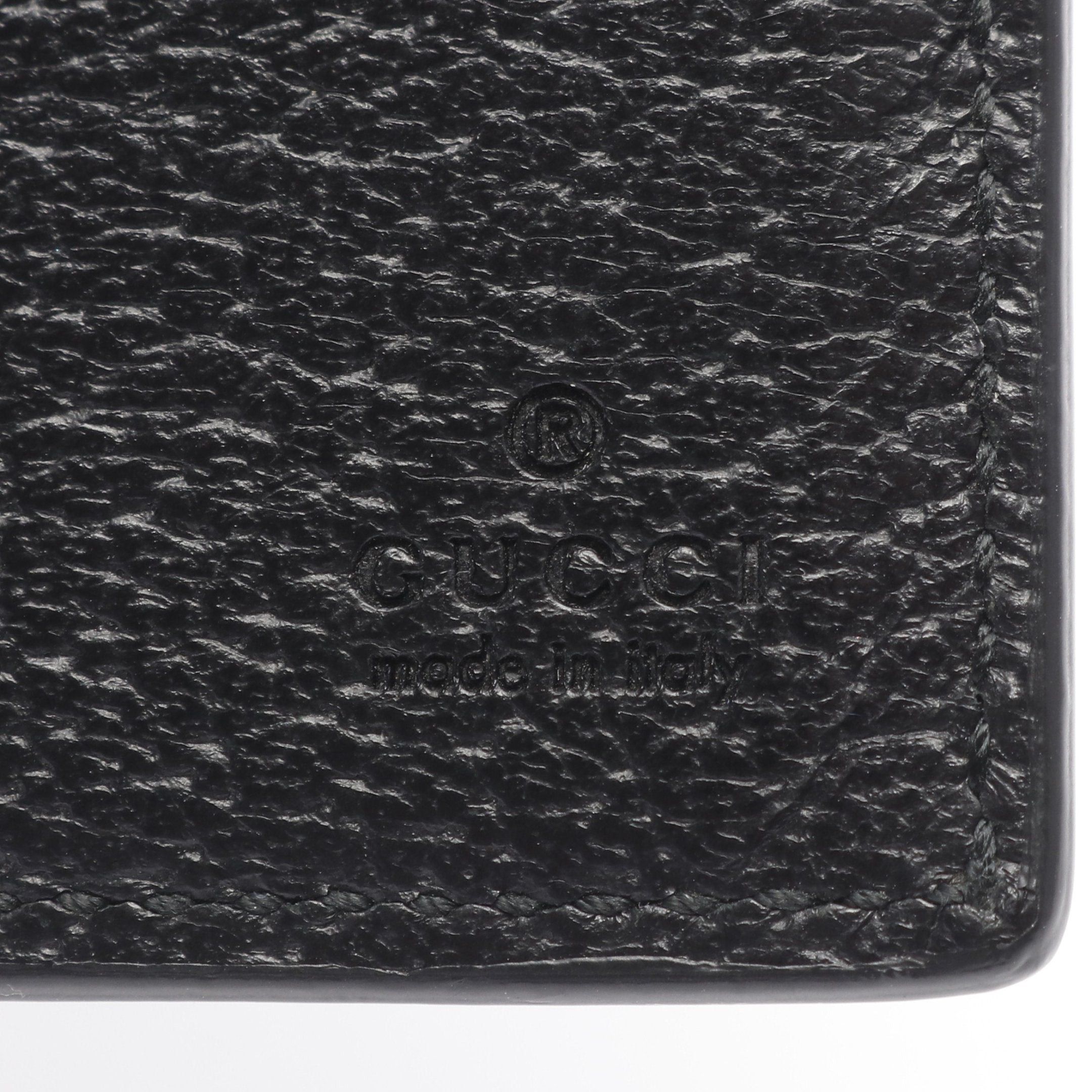 Gucci Gucci Gg Marmont Bi-Fold Long Wallet Leather Black Size ONE SIZE - 4 Thumbnail