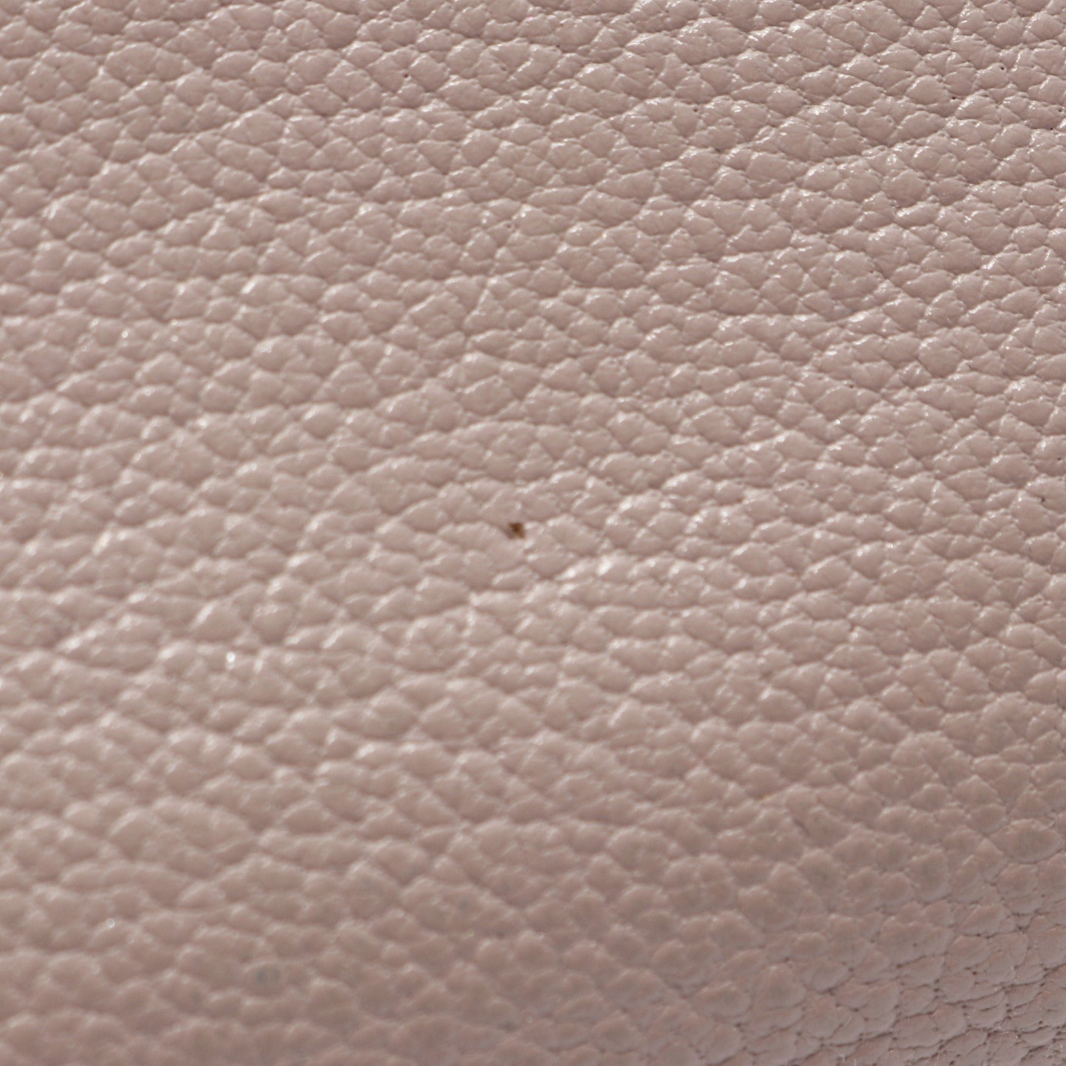 Loewe Loewe Anagram Round Zipper Long Wallet Leather Dusty Pink Coral Orange Size ONE SIZE - 7 Thumbnail