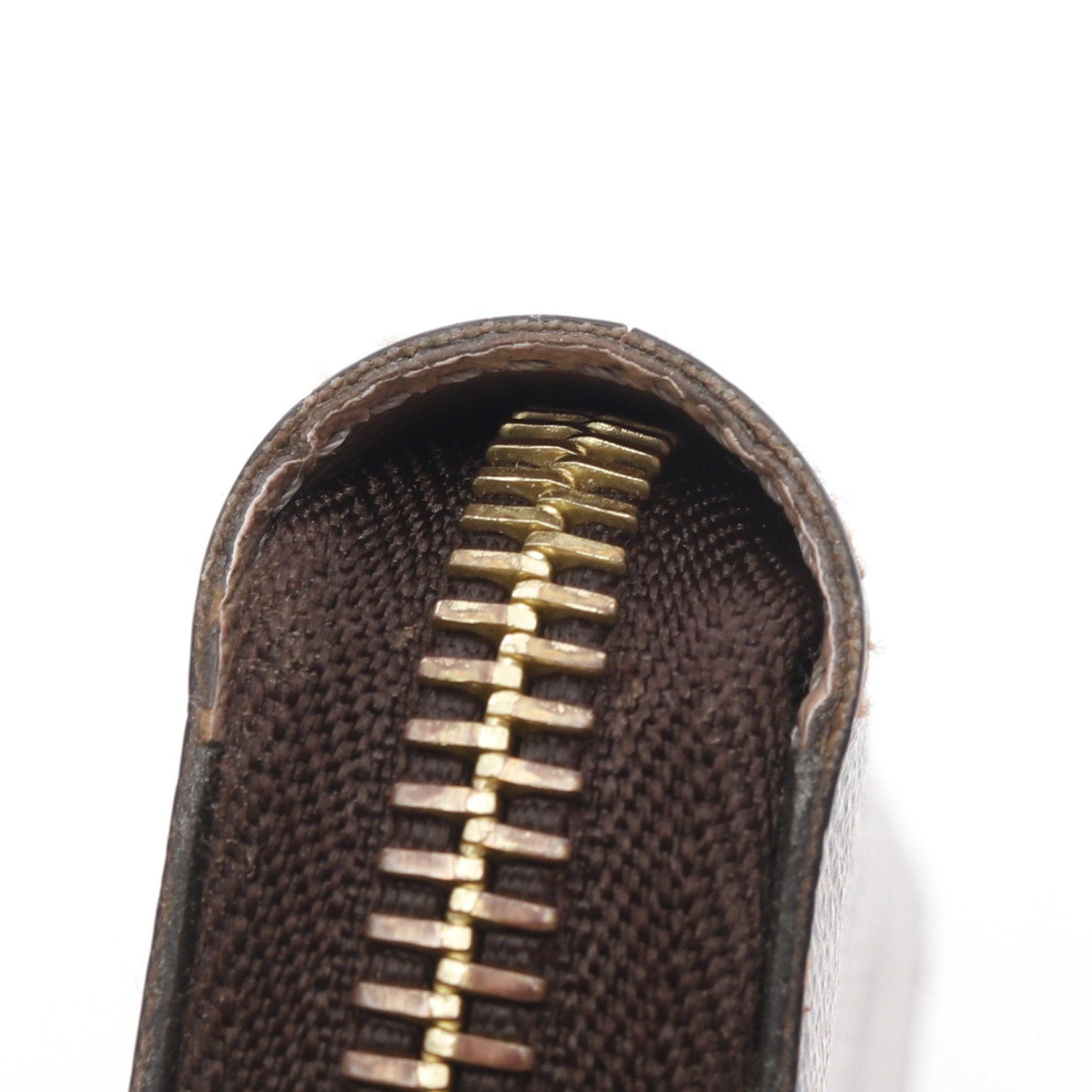 Louis Vuitton Louis Vuitton Zippy Wallet Damier Ebene Rose Ballerine Round Zipper Long Brown Size ONE SIZE - 8 Thumbnail