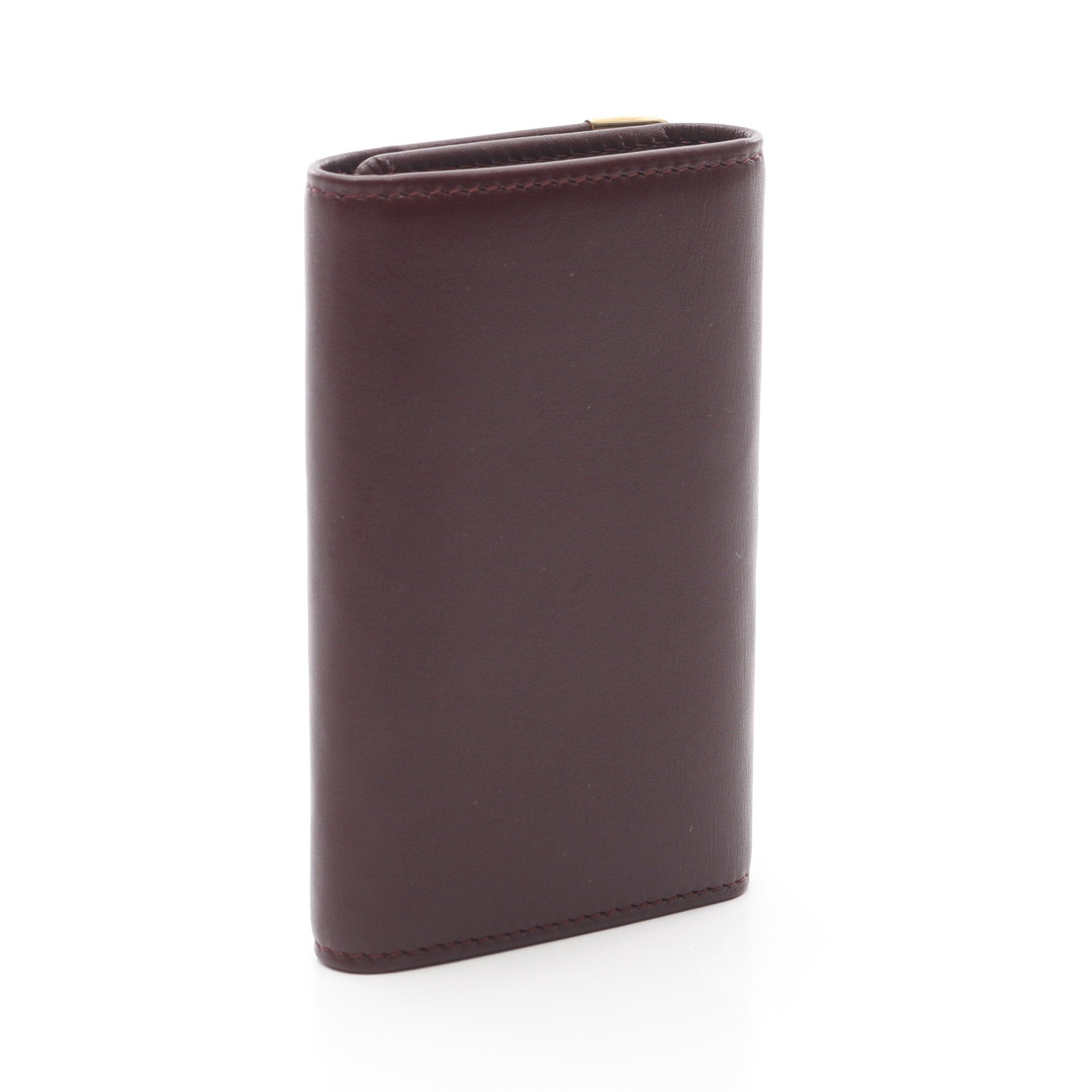 Cartier Cartier Mast Line 6 Key Case Leather Bordeaux Size ONE SIZE - 2 Thumbnail