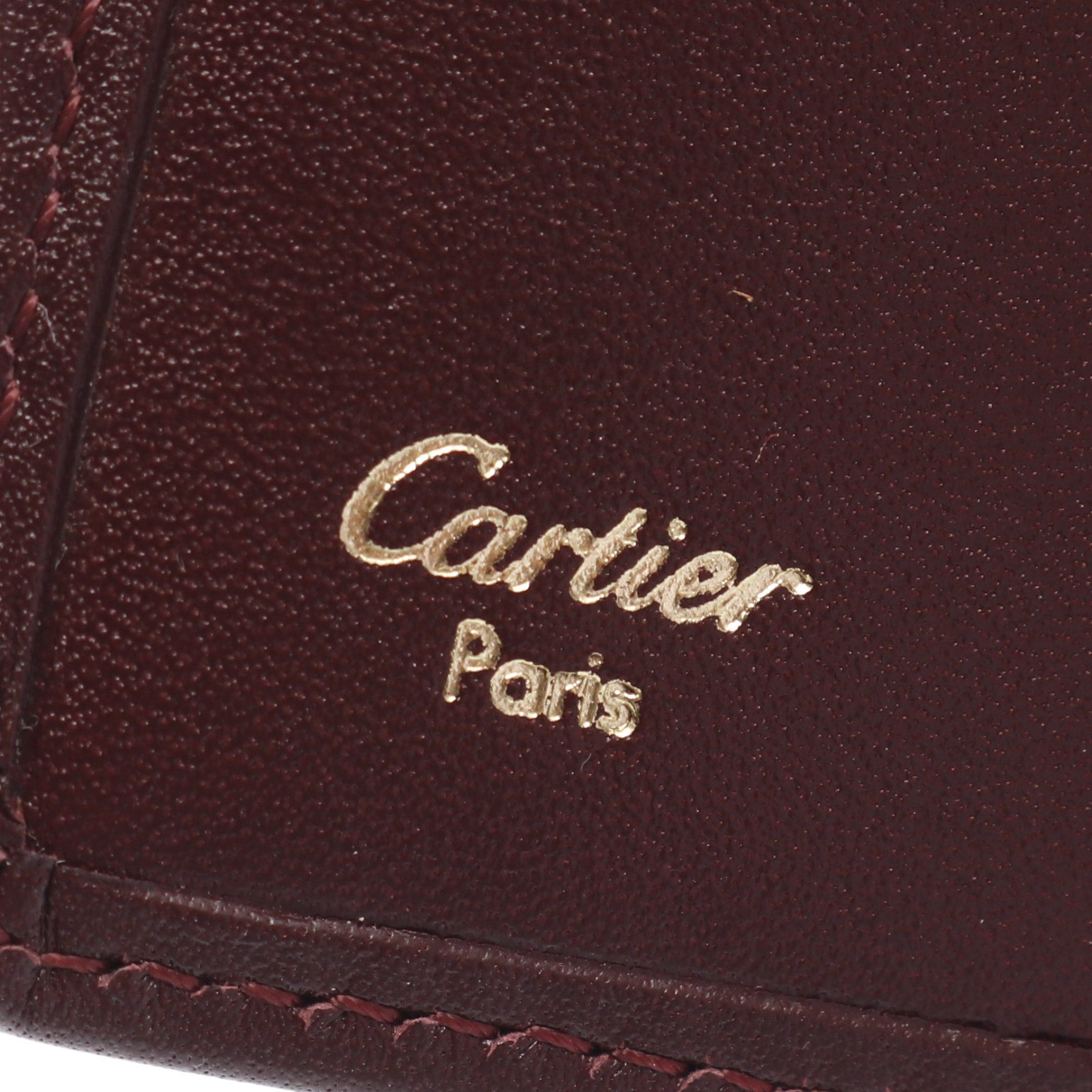 Cartier Cartier Mast Line 6 Key Case Leather Bordeaux Size ONE SIZE - 4 Thumbnail