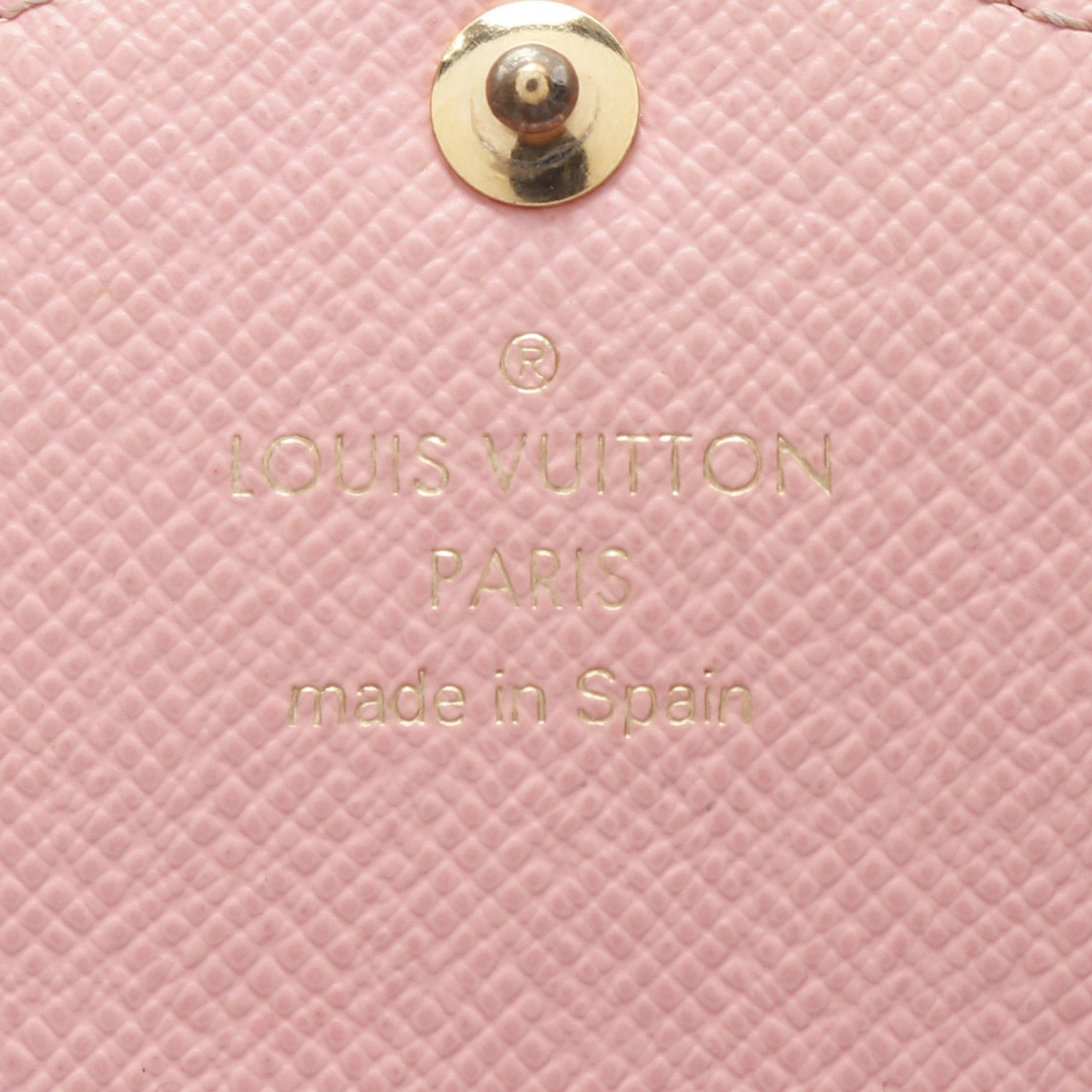 Louis Vuitton Louis Vuitton Portefeuil Sara Monogram Jungle Dot Sugar Pink Poppy Bi-Fold Long Wallet Brown Multicolor Size ONE SIZE - 4 Thumbnail