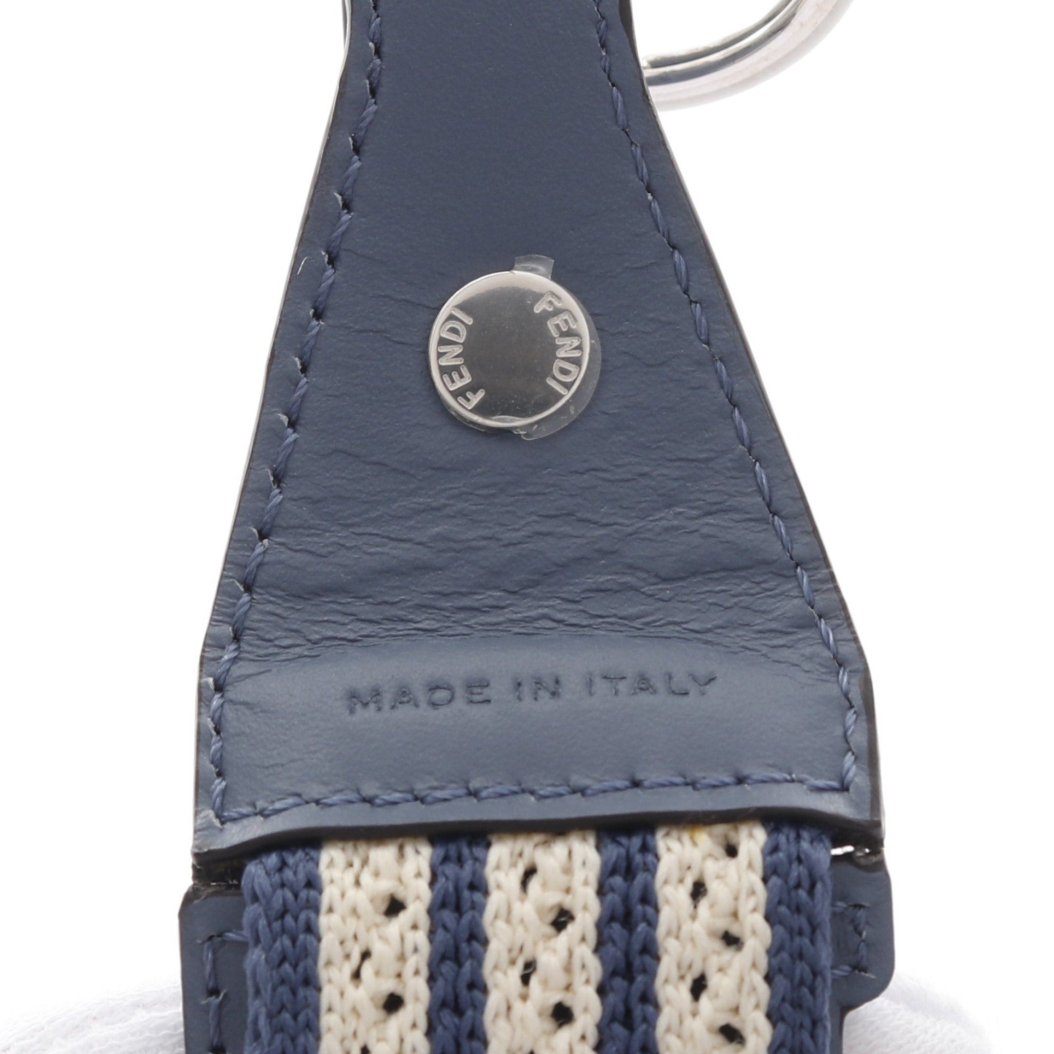 Fendi Fendi Strap You Belt Hand Leather Fabric Blue Gray Size ONE SIZE - 3 Thumbnail