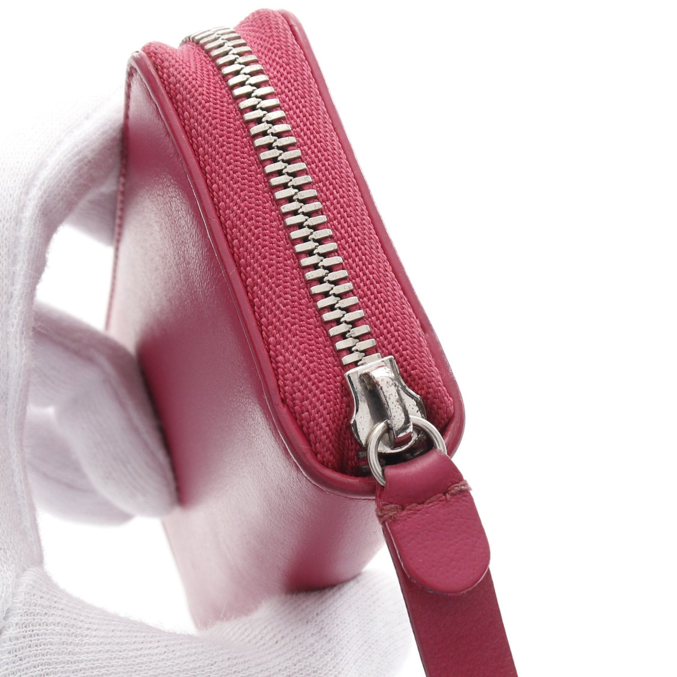 Balenciaga Balenciaga Everyday Coin Purse Leather Pink Purple Size ONE SIZE - 5 Thumbnail