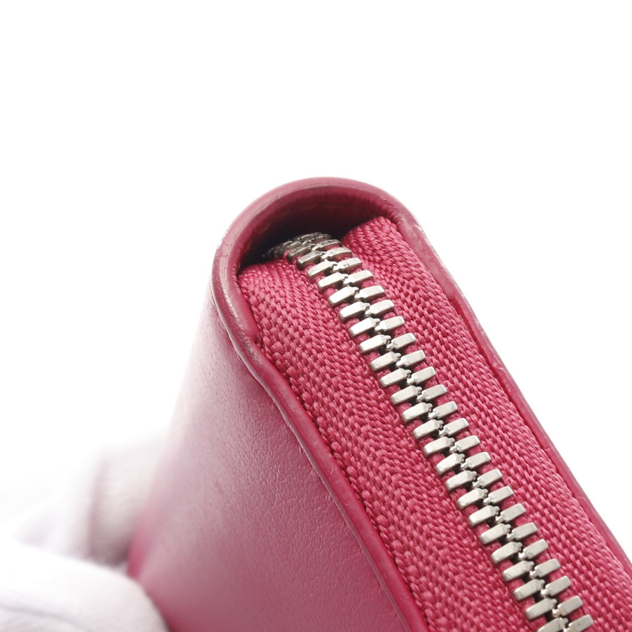 Balenciaga Balenciaga Everyday Coin Purse Leather Pink Purple Size ONE SIZE - 6 Thumbnail