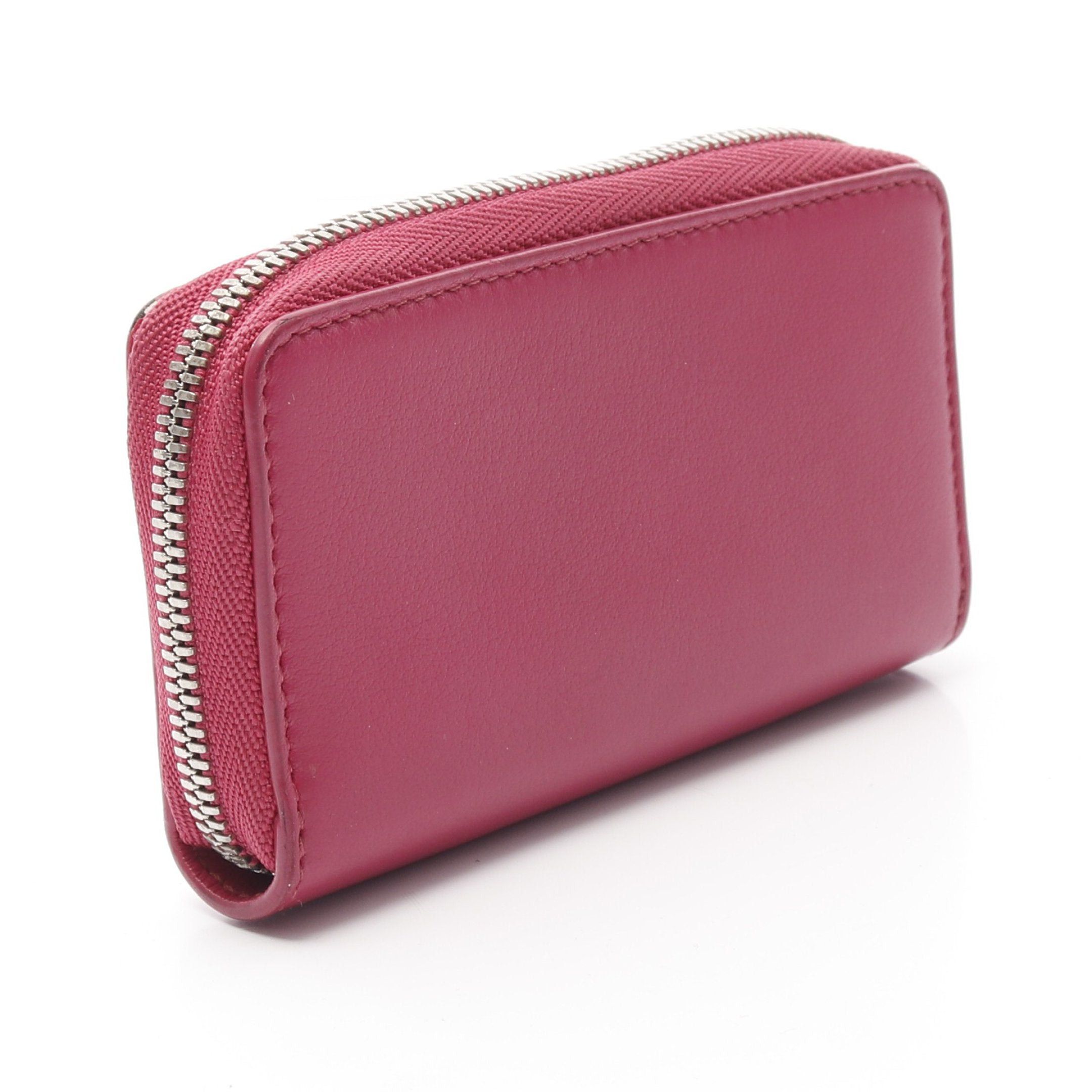 Balenciaga Balenciaga Everyday Coin Purse Leather Pink Purple Size ONE SIZE - 2 Thumbnail