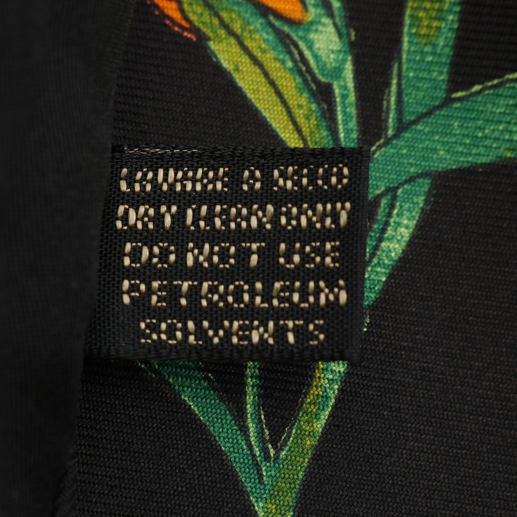 Gucci Gucci Flora Scarf Silk Black Multicolor Size ONE SIZE - 4 Thumbnail