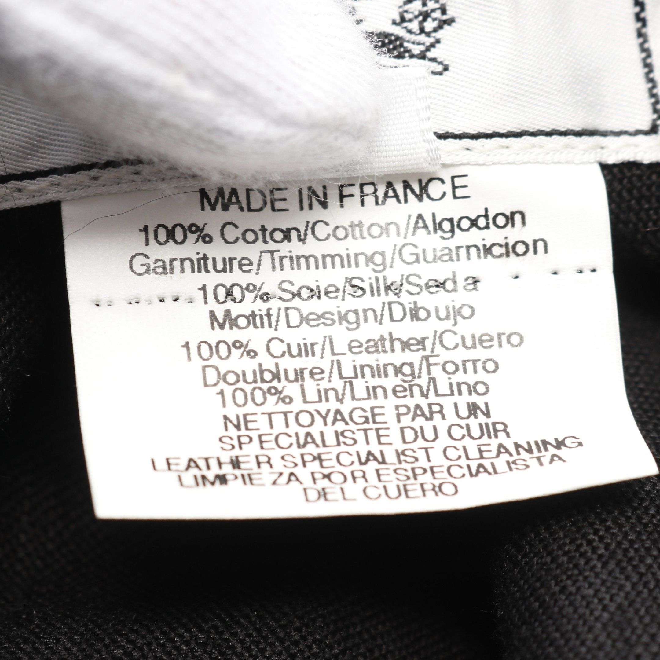 Hermes Hermes Hat Cotton Black Size ONE SIZE - 6 Thumbnail