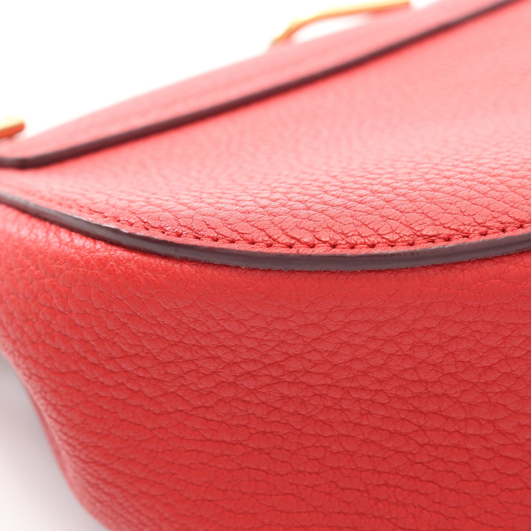 Chloe Chloe Drew Chain Shoulder Bag Leather Red Size ONE SIZE - 6 Thumbnail
