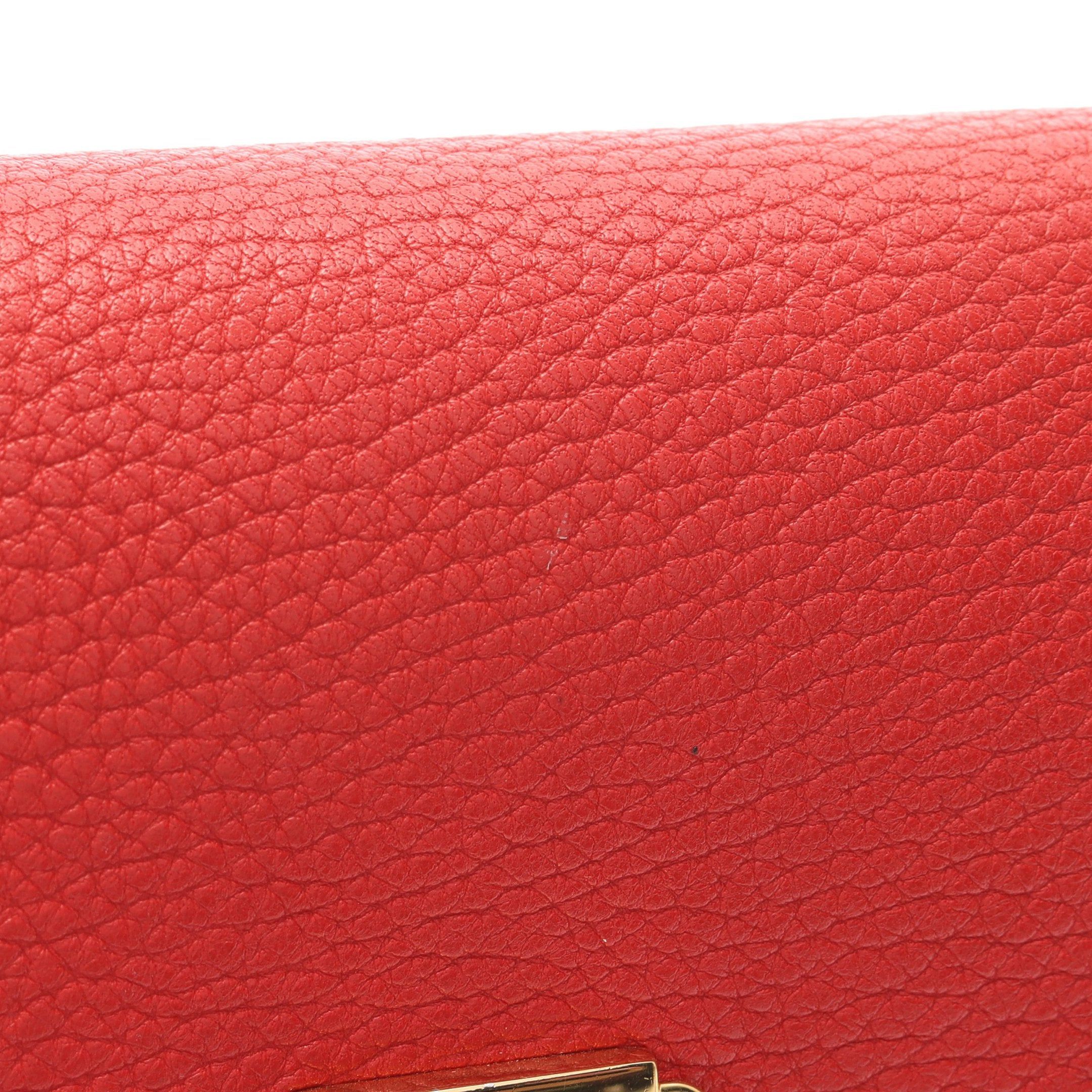 Chloe Chloe Drew Chain Shoulder Bag Leather Red Size ONE SIZE - 5 Thumbnail