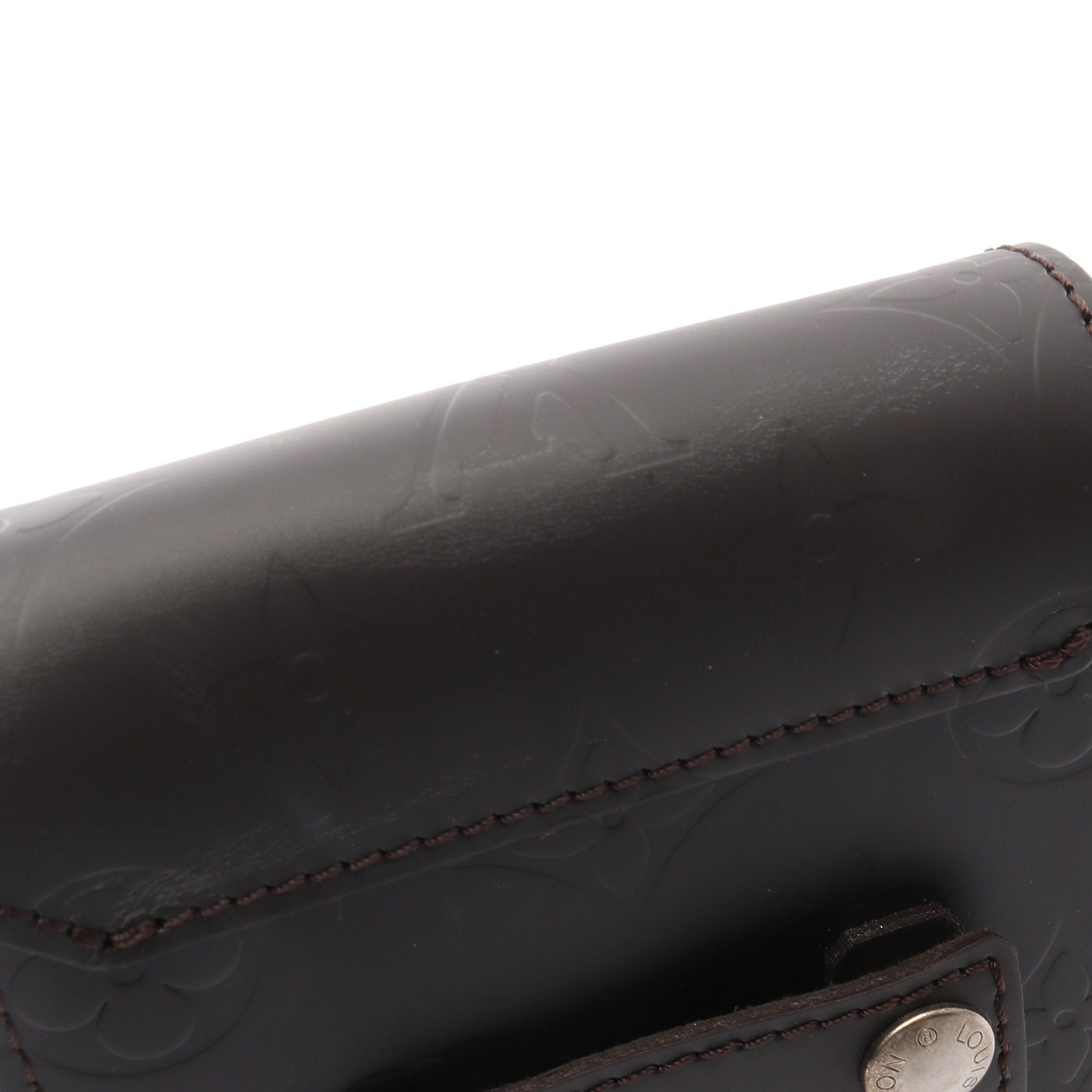 Louis Vuitton Louis Vuitton Buggy Monogram Glace Cafe Pouch Leather Brown Size ONE SIZE - 7 Thumbnail