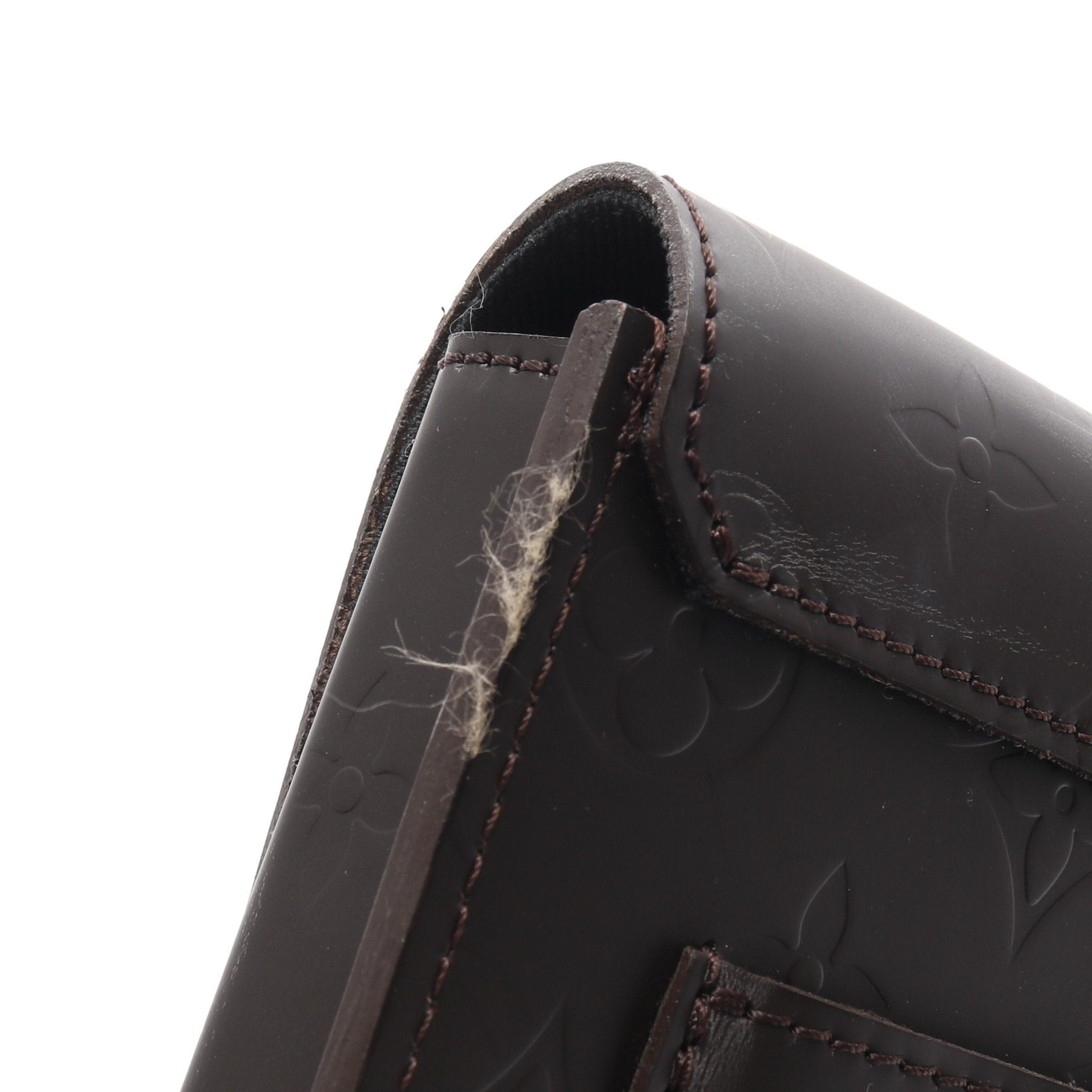 Louis Vuitton Louis Vuitton Buggy Monogram Glace Cafe Pouch Leather Brown Size ONE SIZE - 6 Thumbnail