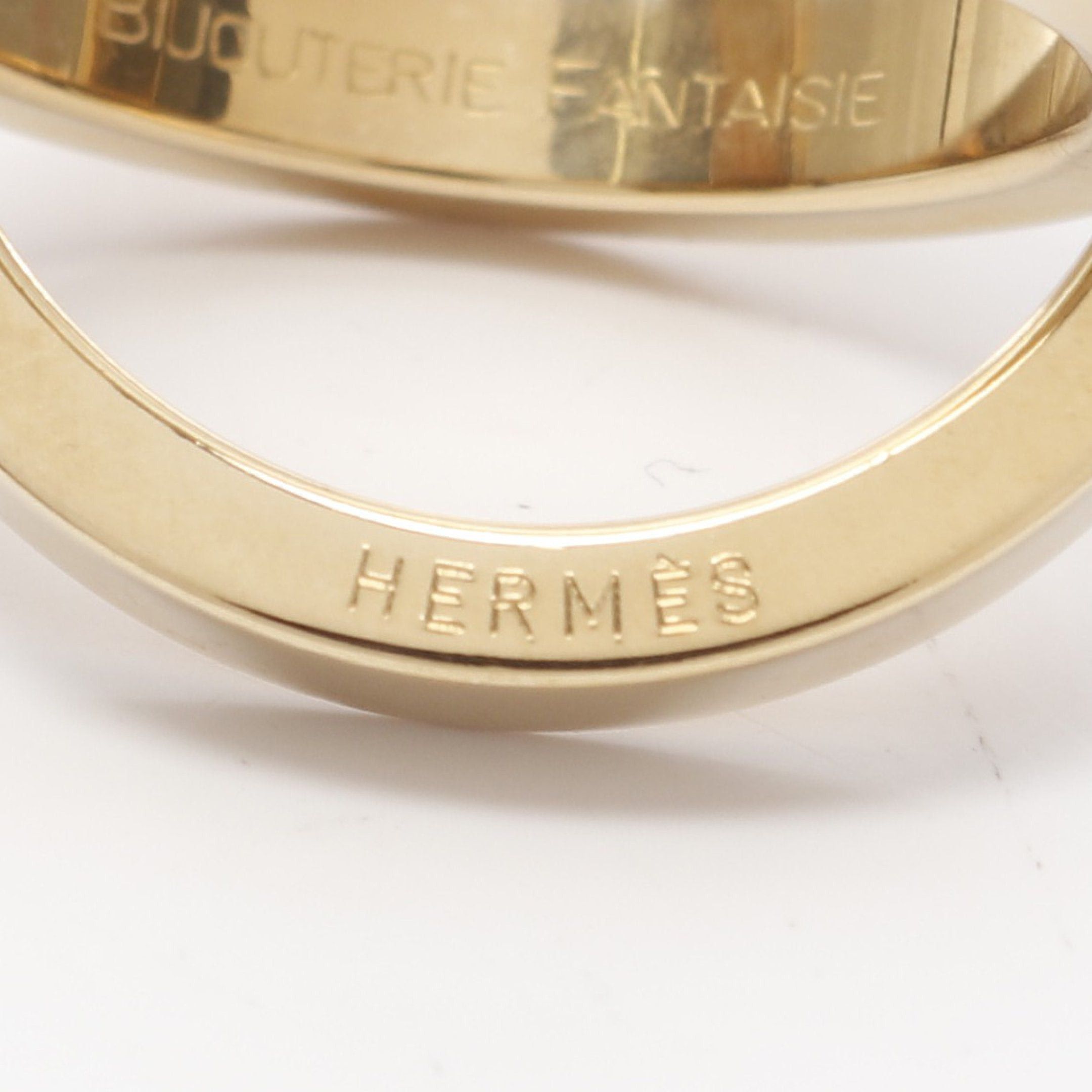 Hermes Hermes Cosmos Scarf Ring Gp Gold Size ONE SIZE - 3 Thumbnail