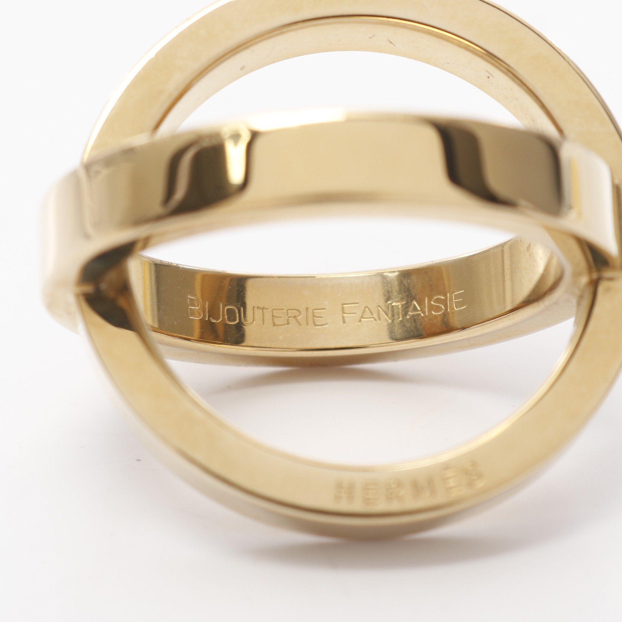 Hermes Hermes Cosmos Scarf Ring Gp Gold Size ONE SIZE - 4 Thumbnail