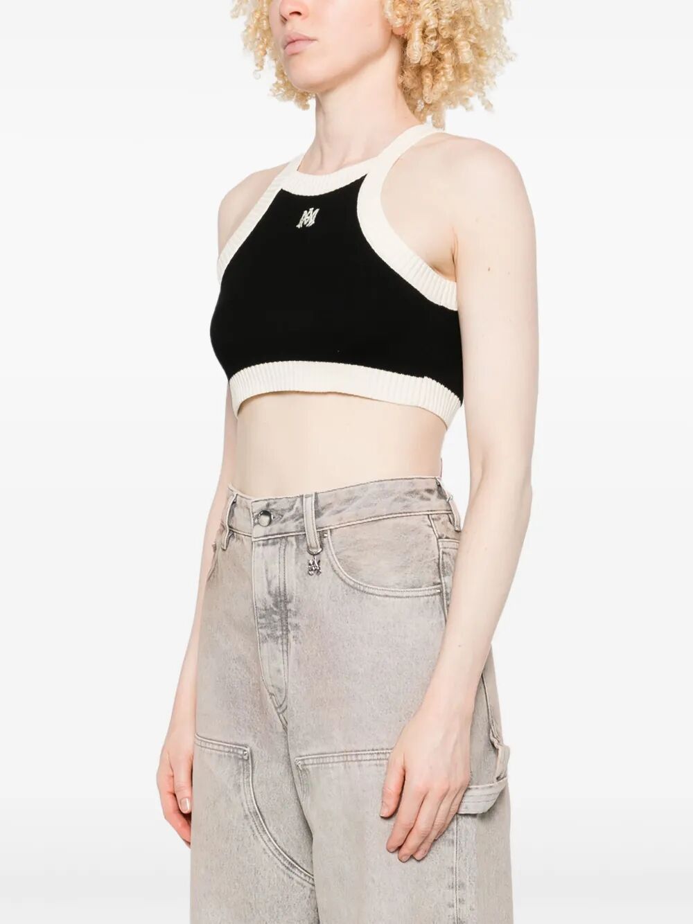 Amiri "MA" CROPPED TANK Size M / US 6-8 / IT 42-44 - 6 Thumbnail