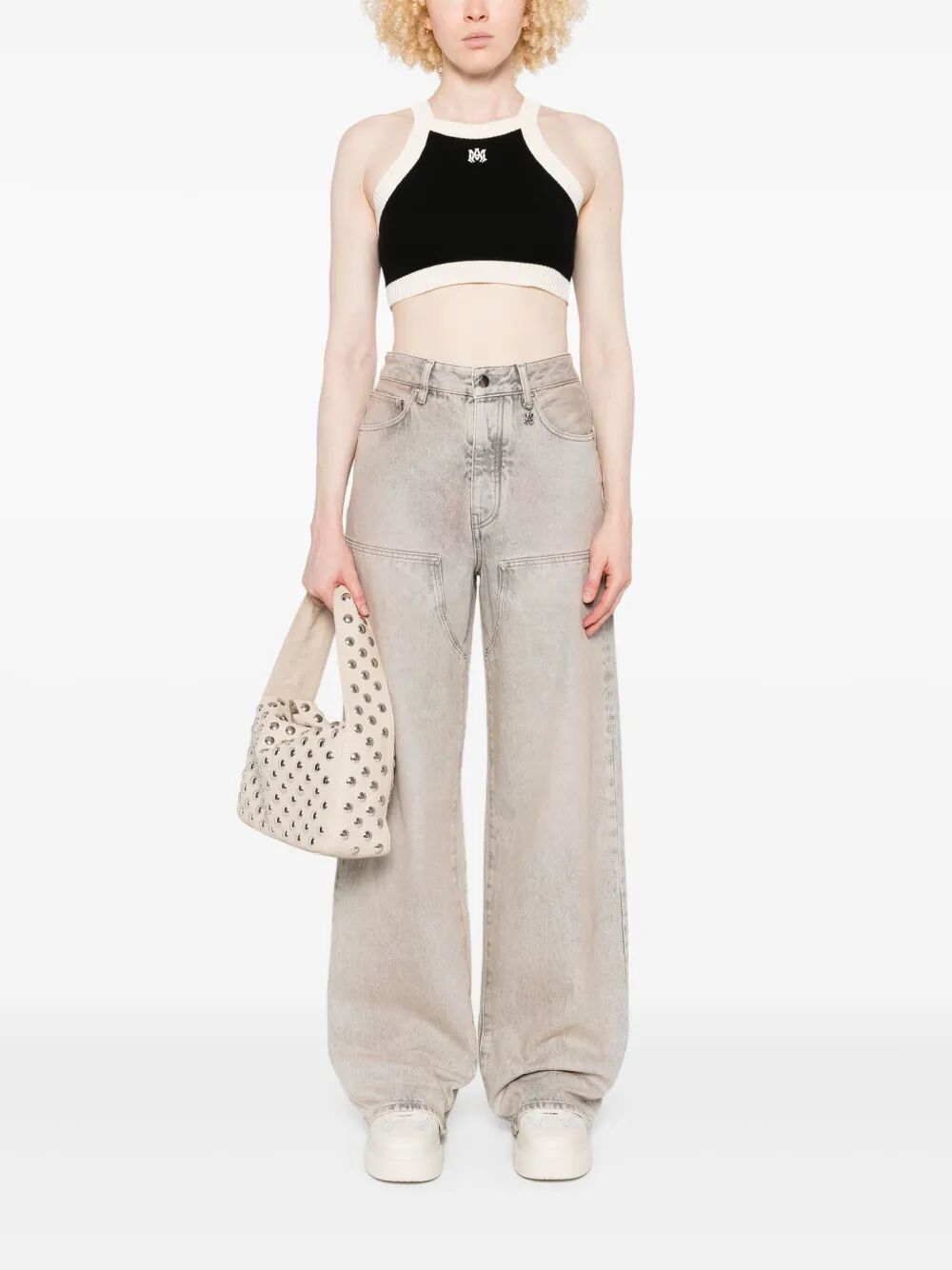 Amiri "MA" CROPPED TANK Size M / US 6-8 / IT 42-44 - 5 Thumbnail
