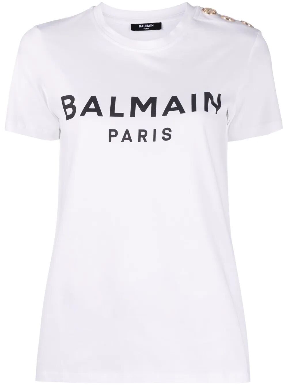 Balmain 3 BUTTONS BALMAIN PRINTED T-SHIRT Size L / US 10 / IT 46 - 4 Thumbnail