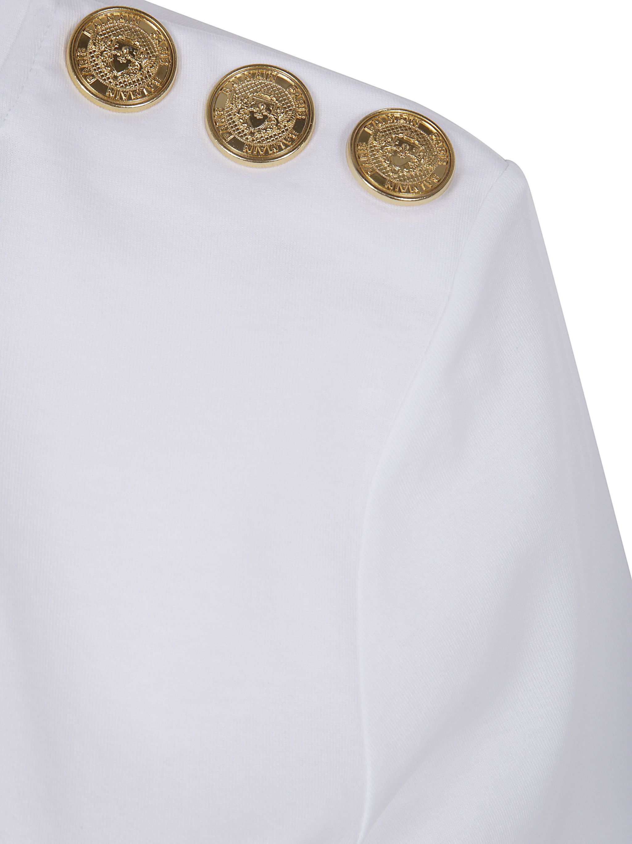 Balmain 3 BUTTONS BALMAIN PRINTED T-SHIRT Size M / US 6-8 / IT 42-44 - 3 Thumbnail