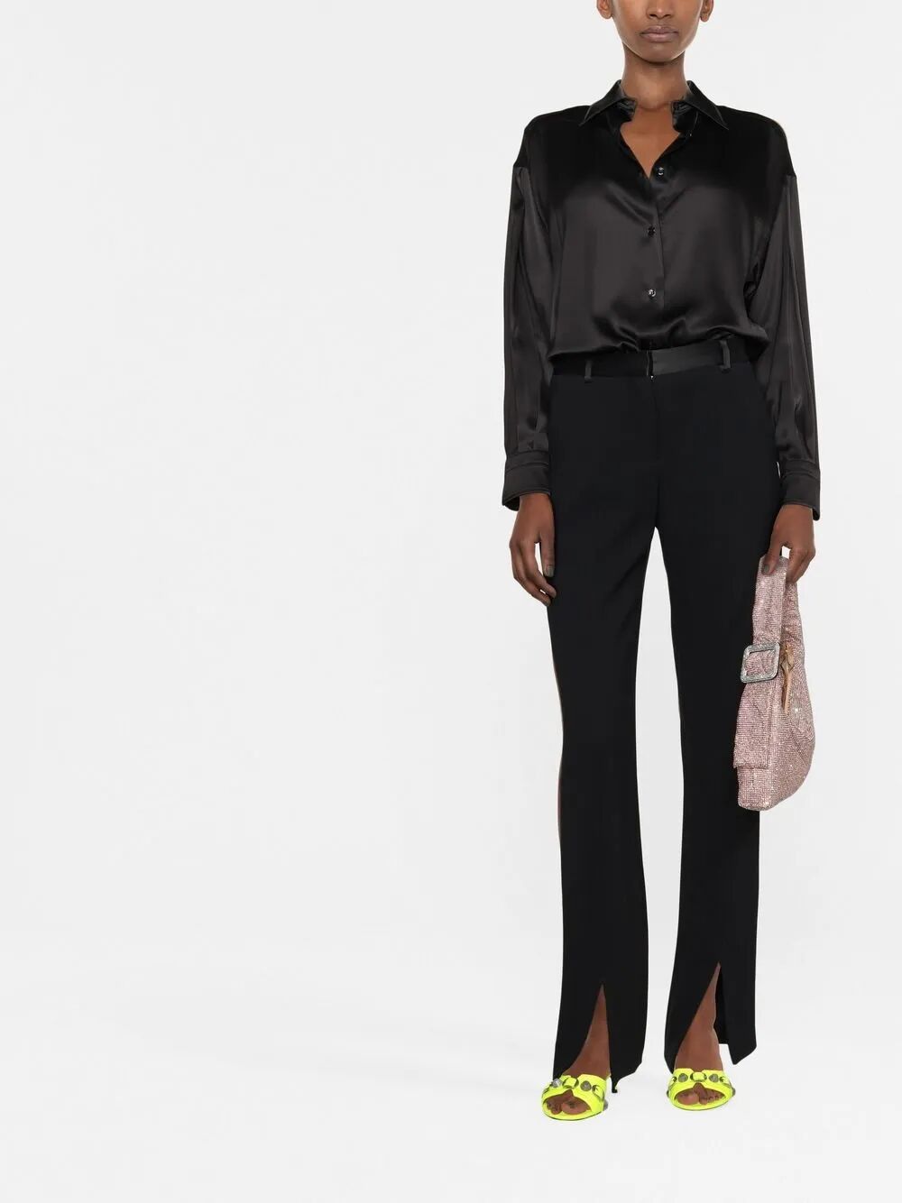 Tom Ford STRETCH SILK SATIN RELAXED FIT SHIRT Size M / US 6-8 / IT 42-44 - 2 Thumbnail