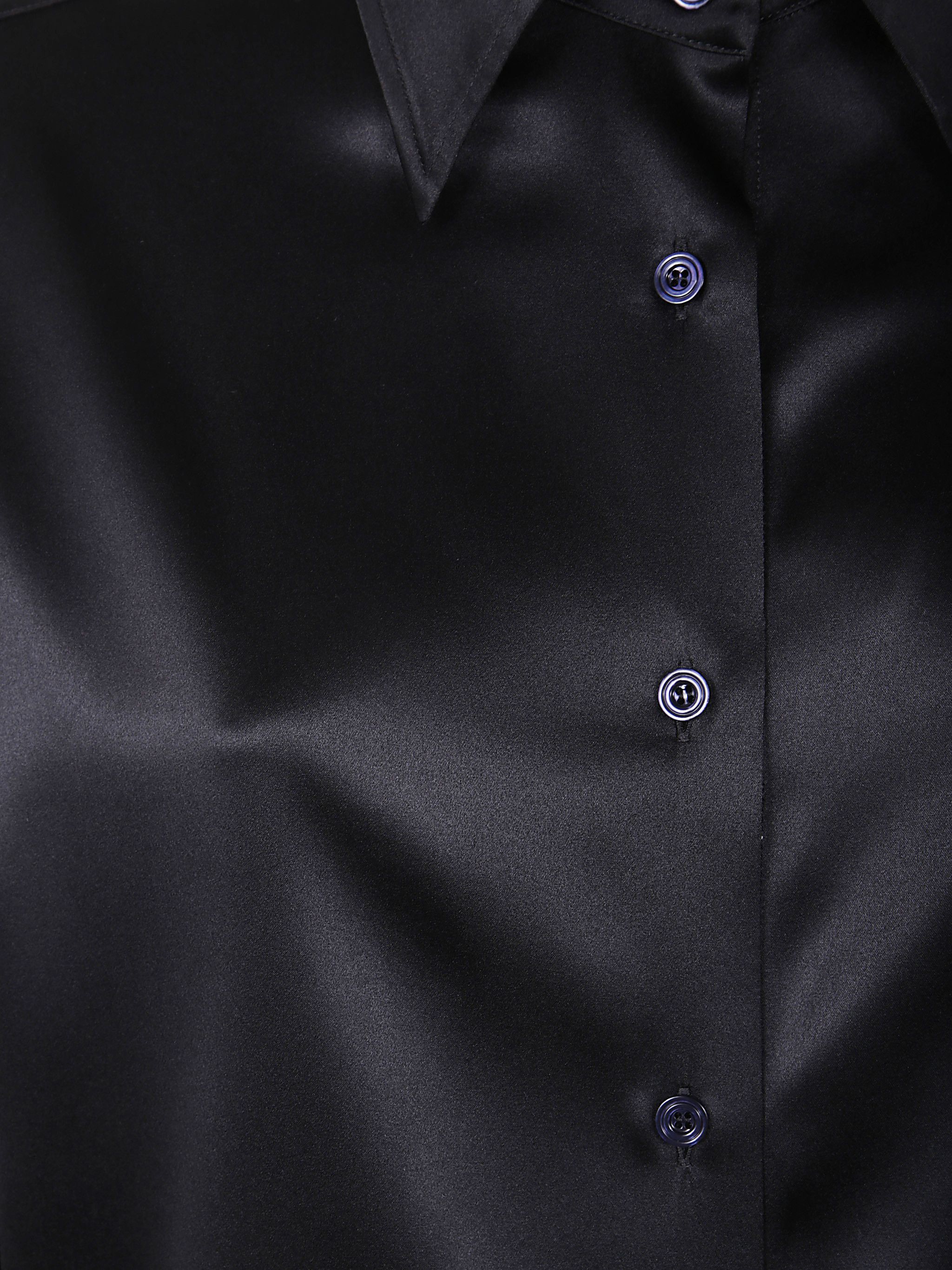 Tom Ford STRETCH SILK SATIN RELAXED FIT SHIRT Size M / US 6-8 / IT 42-44 - 7 Thumbnail