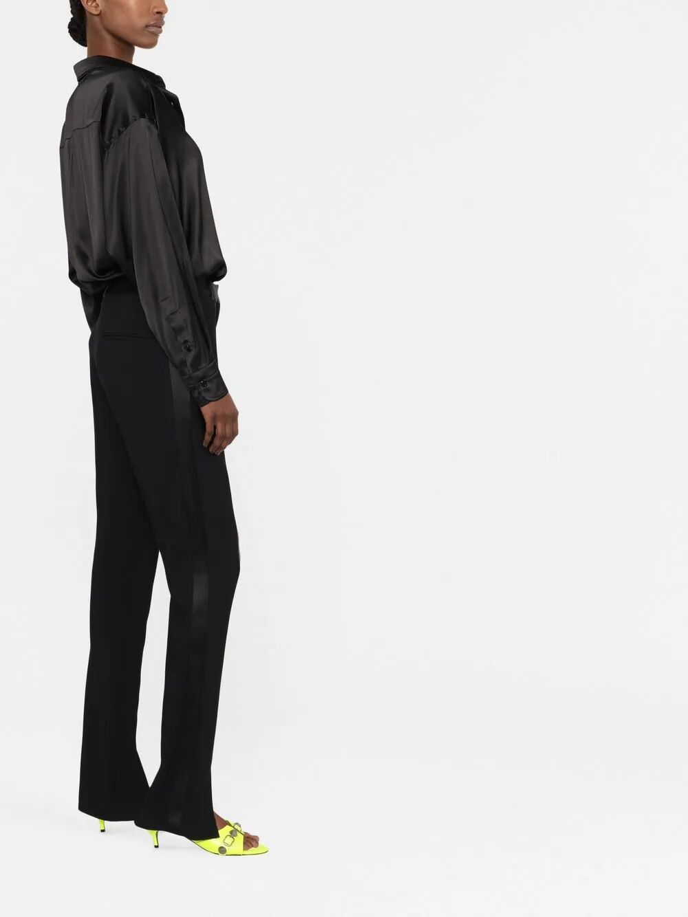 Tom Ford STRETCH SILK SATIN RELAXED FIT SHIRT Size M / US 6-8 / IT 42-44 - 4 Thumbnail