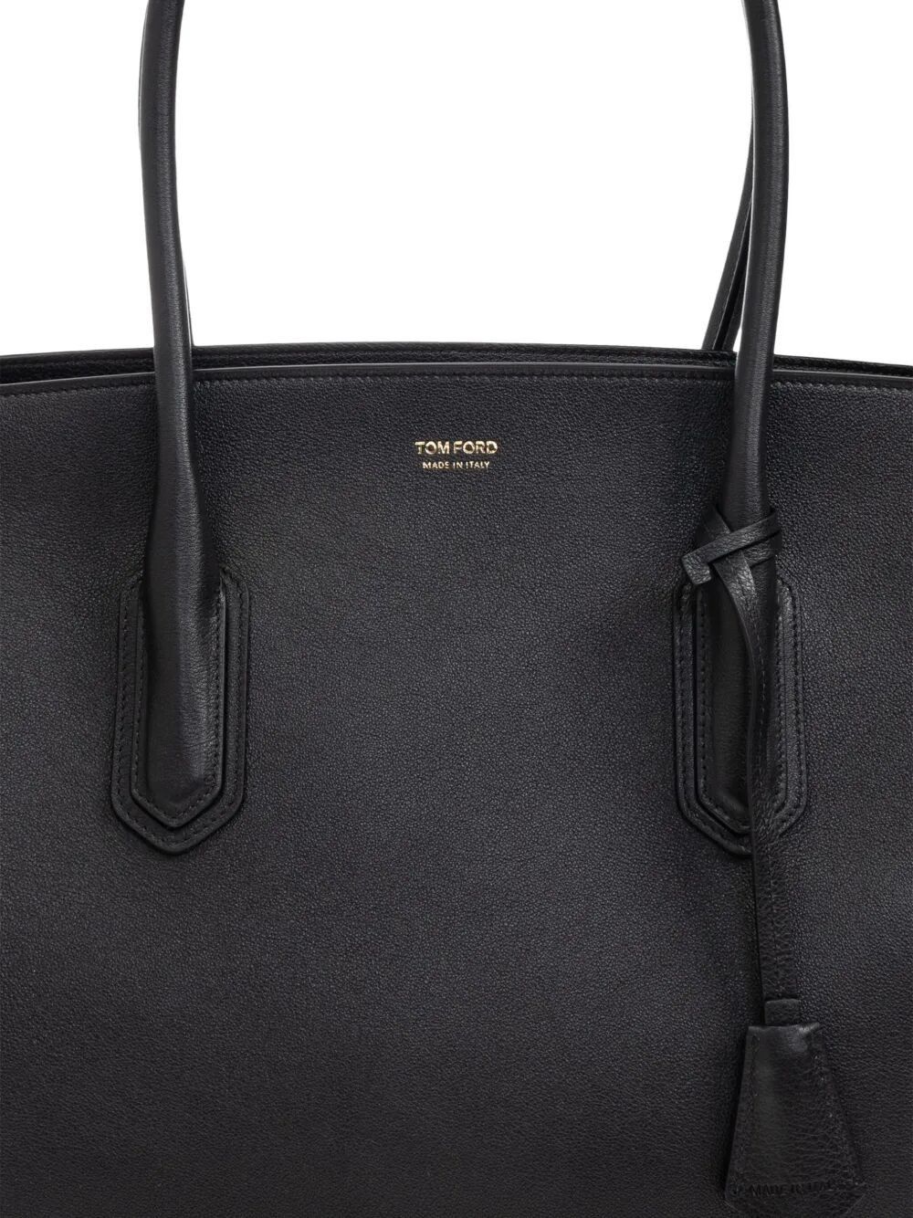 Tom Ford NATURAL GRAIN LEATHER LARGE SHOULDER BAG Size ONE SIZE - 6 Thumbnail