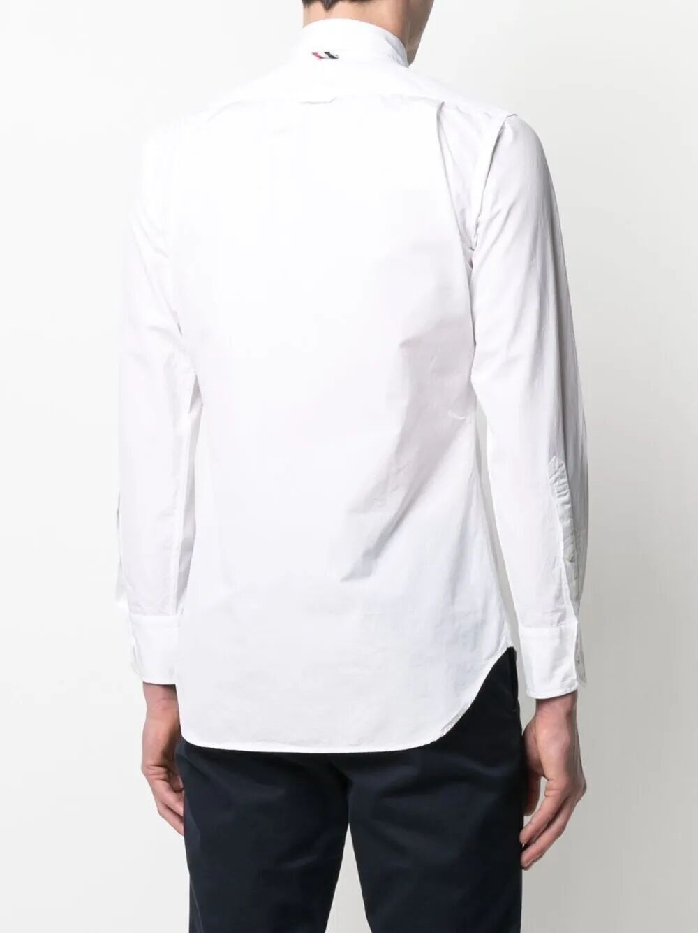 Thom Browne CLASSIC L/S BD PC SHIRT W/ CF GG PLACKET IN SOLID POPLIN Size US L / EU 52-54 / 3 - 4 Thumbnail