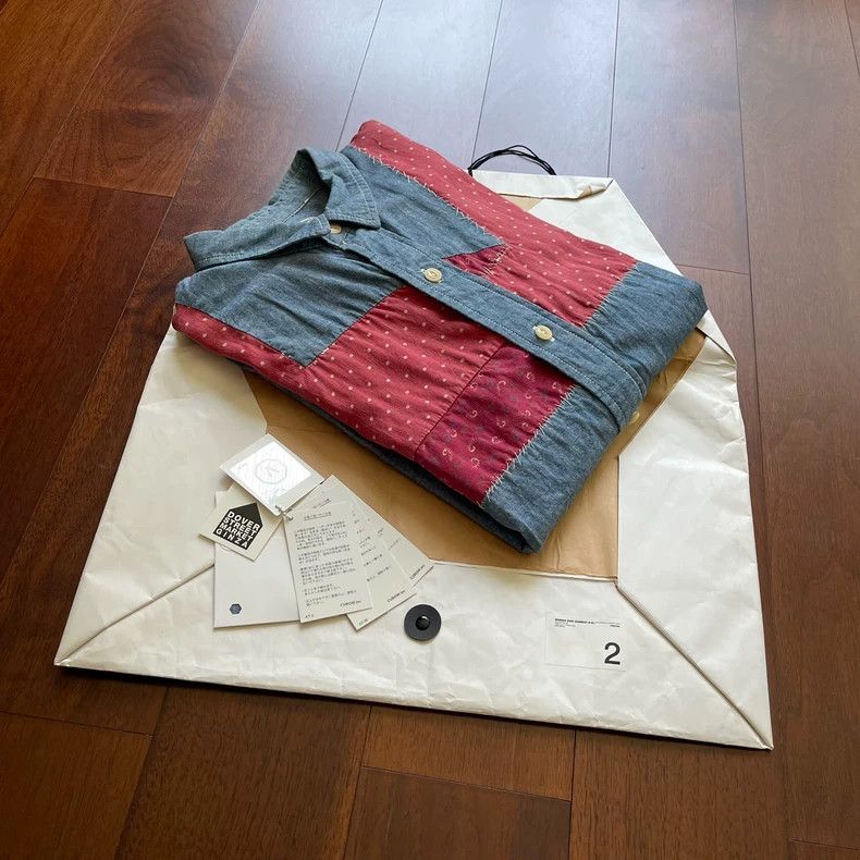 Visvim Visvim Granger Shirt Chambray with Patchwork Size US S / EU 44-46 / 1 - 9 Thumbnail