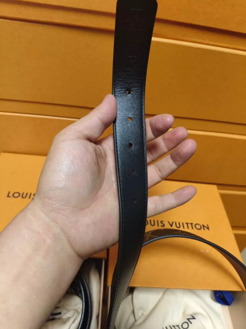 Louis Vuitton Louis Vuitton Monogram Leather Belt Brand New Size ONE SIZE - 7 Thumbnail