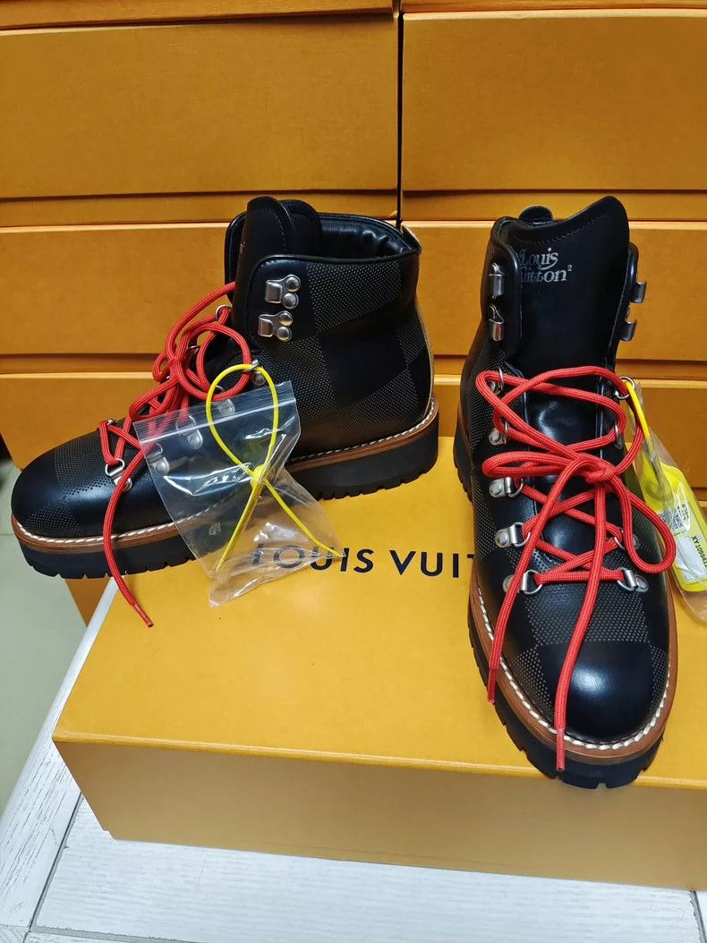 Louis Vuitton Louis Vuitton Men's Martin Boots Size 6.5 Size US 6.5 / EU 39-40 - 3 Thumbnail