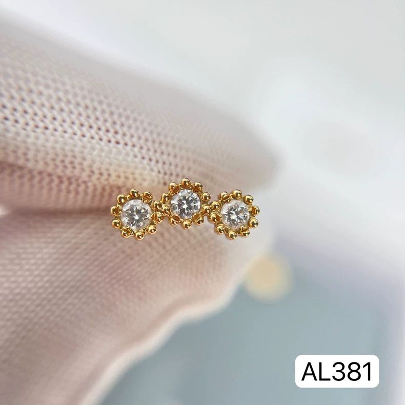 Dior DIOR MIMIROSE Diamond Stud Earrings Size ONE SIZE - 5 Thumbnail