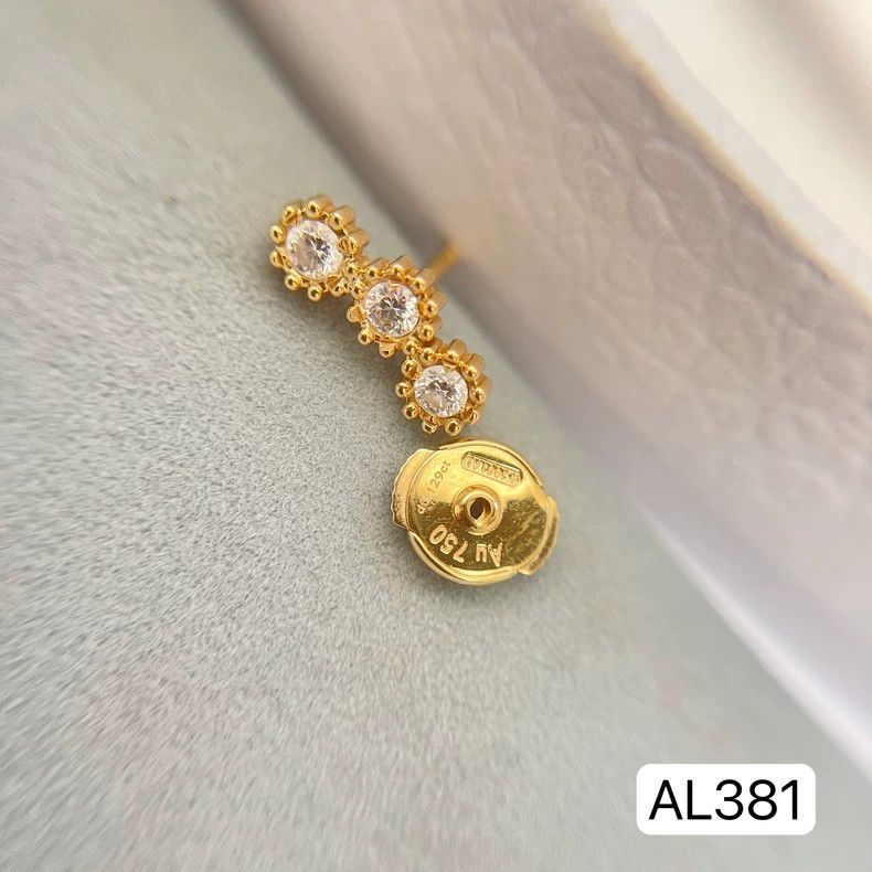 Dior DIOR MIMIROSE Diamond Stud Earrings Size ONE SIZE - 4 Thumbnail