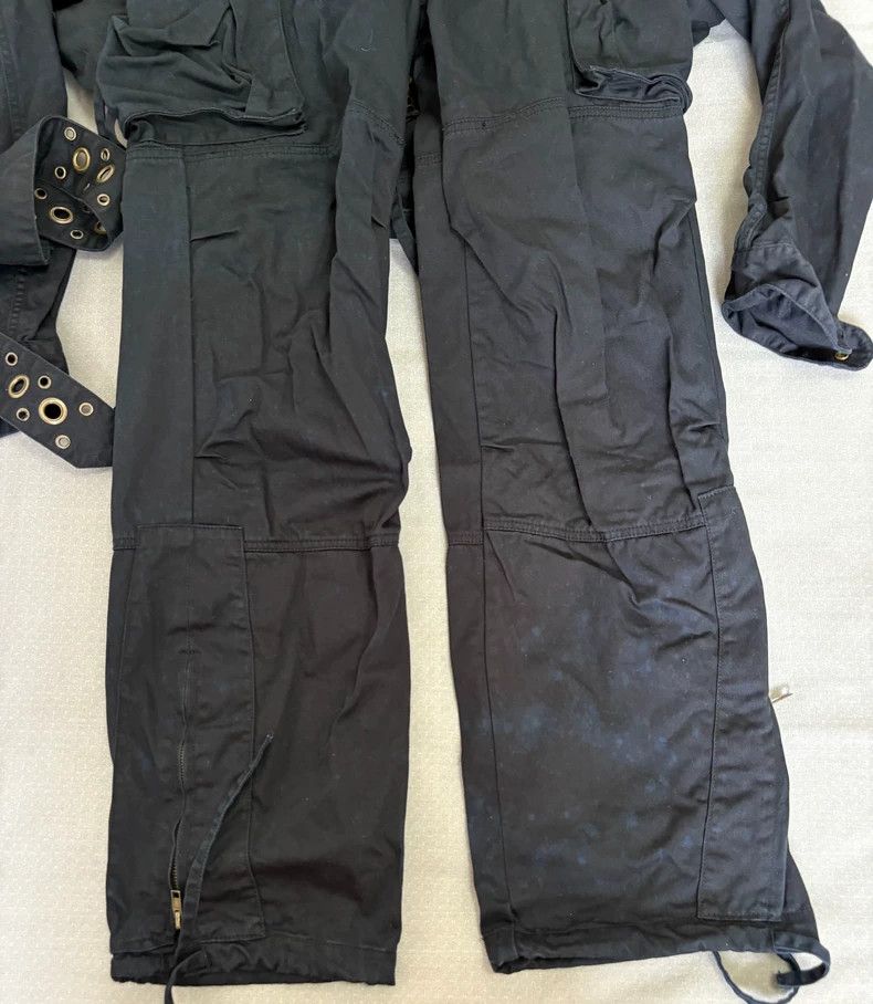 Yohji Yamamoto Vintage Black Work Jumpsuit with Pockets Size US 34 / EU 50 - 7 Thumbnail