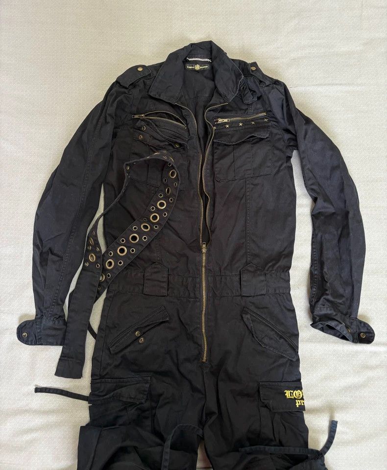 Yohji Yamamoto Vintage Black Work Jumpsuit with Pockets Size US 34 / EU 50 - 9 Thumbnail