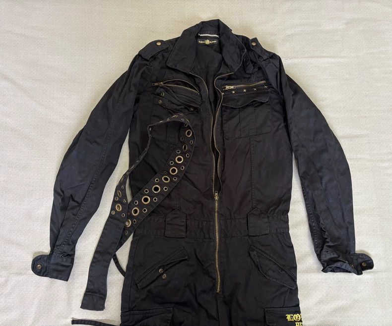 Yohji Yamamoto Vintage Black Work Jumpsuit with Pockets Size US 34 / EU 50 - 6 Thumbnail