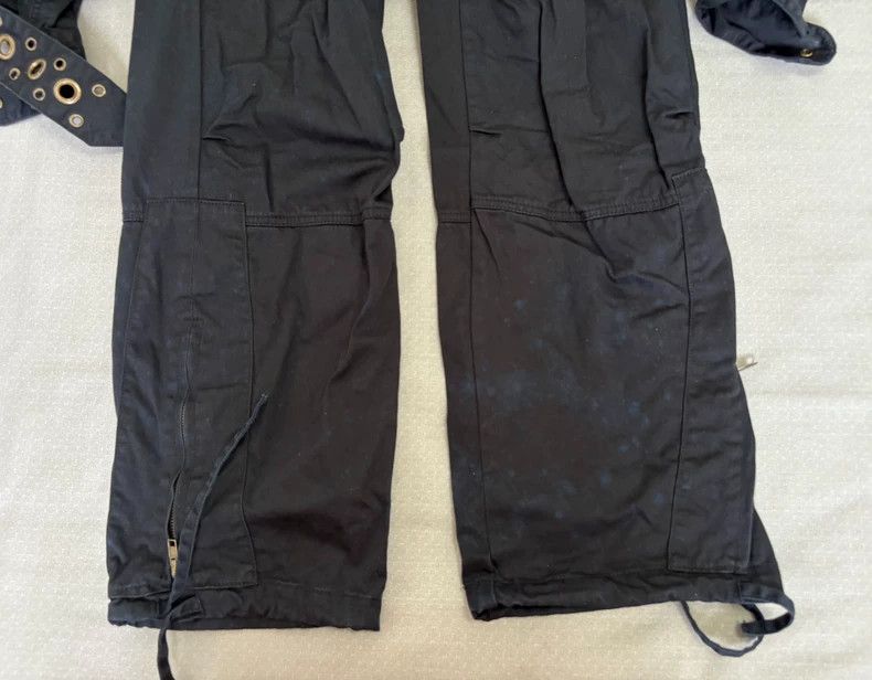 Yohji Yamamoto Vintage Black Work Jumpsuit with Pockets Size US 34 / EU 50 - 5 Thumbnail