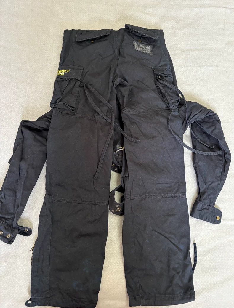 Yohji Yamamoto Vintage Black Work Jumpsuit with Pockets Size US 34 / EU 50 - 4 Thumbnail