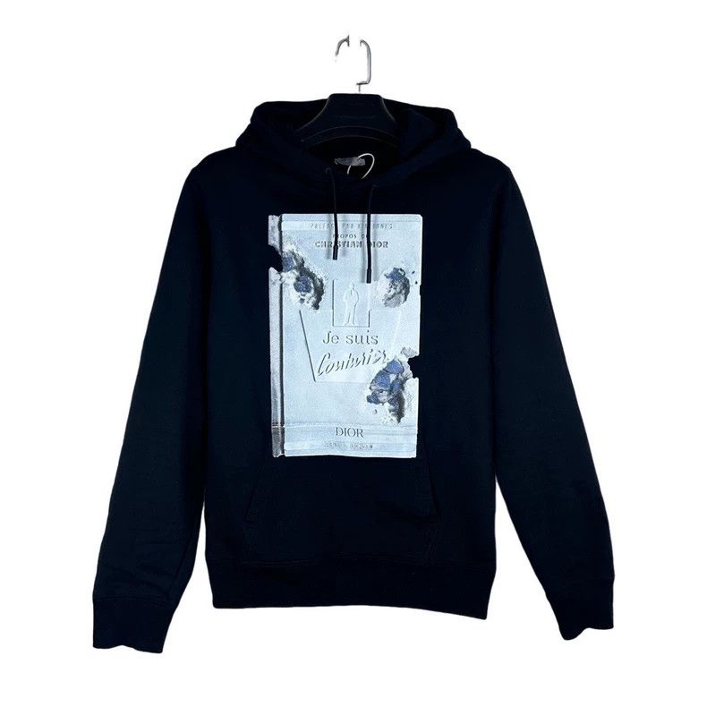 Dior Dior x Daniel Arsham Black Printed Hoodie Size US S / EU 44-46 / 1 - 2 Thumbnail