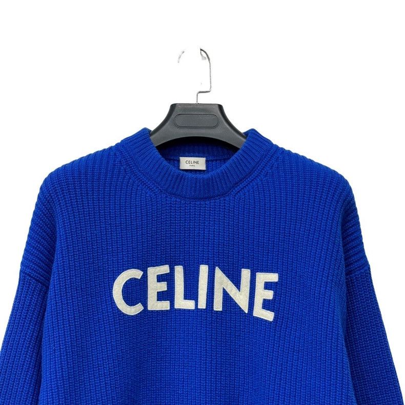 Celine Celine Logo Embroidered Wool Sweater Size US XS / EU 42 / 0 - 4 Thumbnail