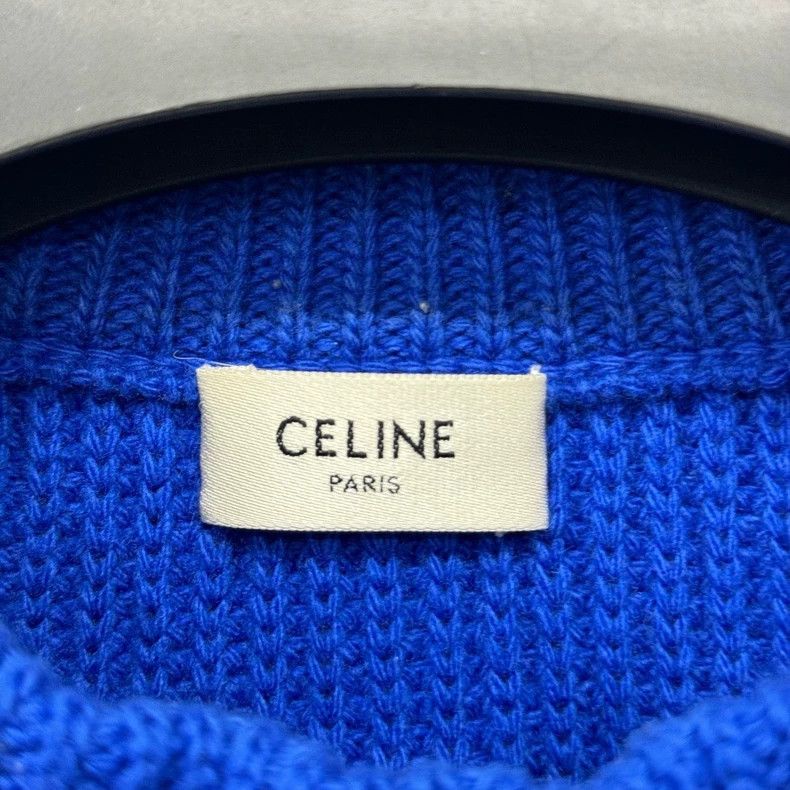 Celine Celine Logo Embroidered Wool Sweater Size US XS / EU 42 / 0 - 5 Thumbnail