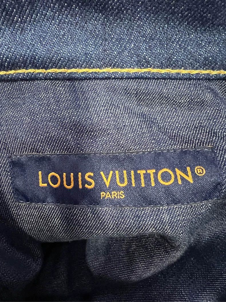 Louis Vuitton Louis Vuitton Embroidered Logo Denim Shorts Size US 28 / EU 44 - 5 Thumbnail