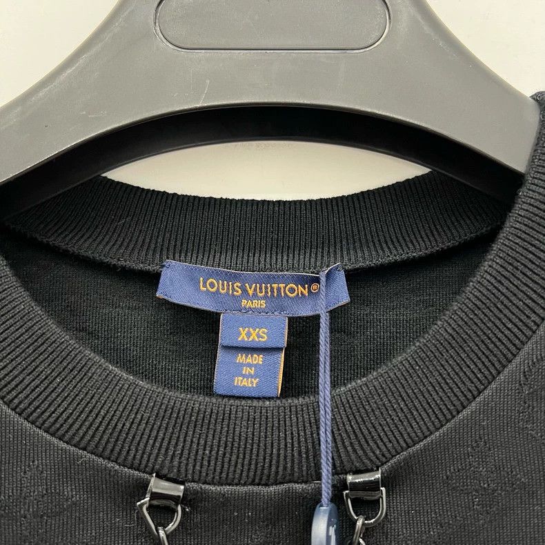 Louis Vuitton Louis Vuitton Black Short Sleeve T-Shirt Size US XXL / EU 58 / 5 - 5 Thumbnail