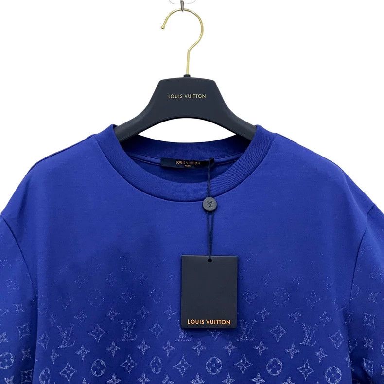 Louis Vuitton Louis Vuitton Blue Gradient Short Sleeve Shirt Size US L / EU 52-54 / 3 - 5 Thumbnail