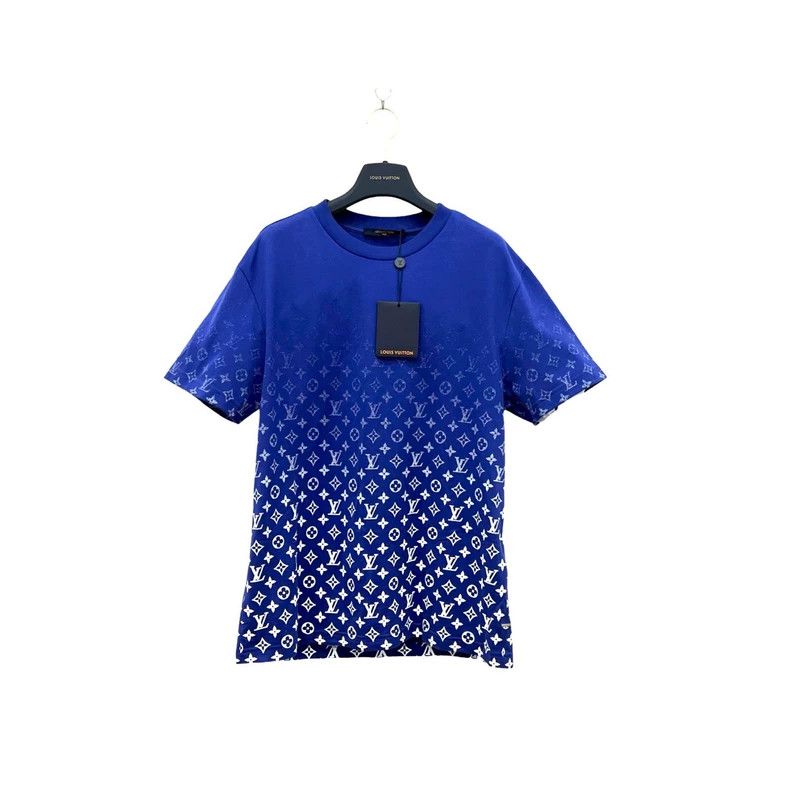 Louis Vuitton Louis Vuitton Blue Gradient Short Sleeve Shirt Size US L / EU 52-54 / 3 - 3 Thumbnail