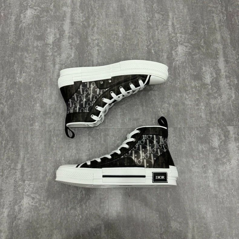 Dior Dior B23 Black High-Top Sneakers Size 41 Size US 9 / EU 42 - 5 Thumbnail