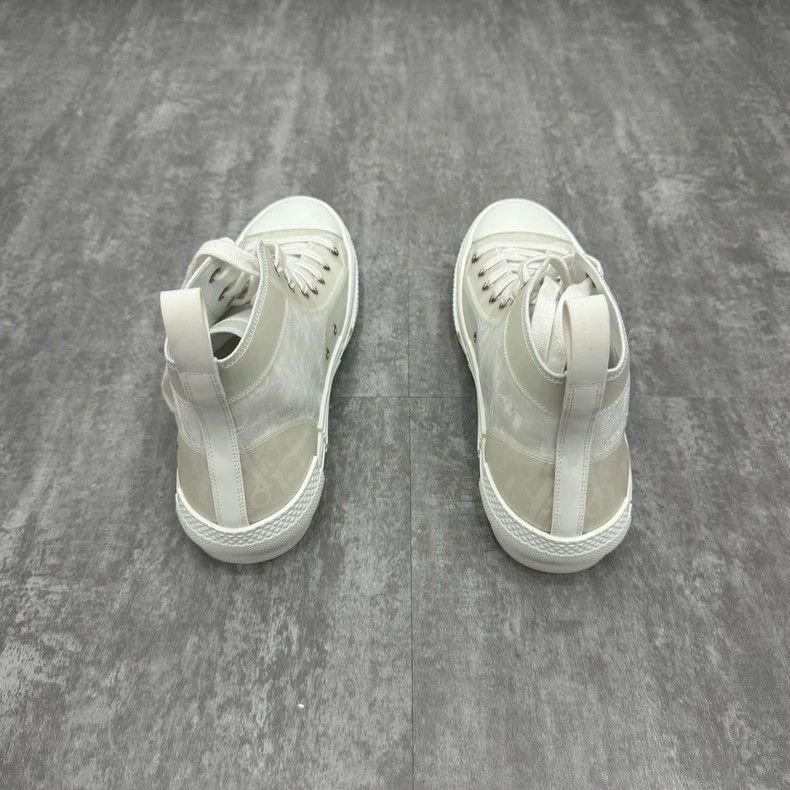 Dior Dior B23 Transparent White High-Top Sneakers Size US 9 / EU 42 - 6 Thumbnail