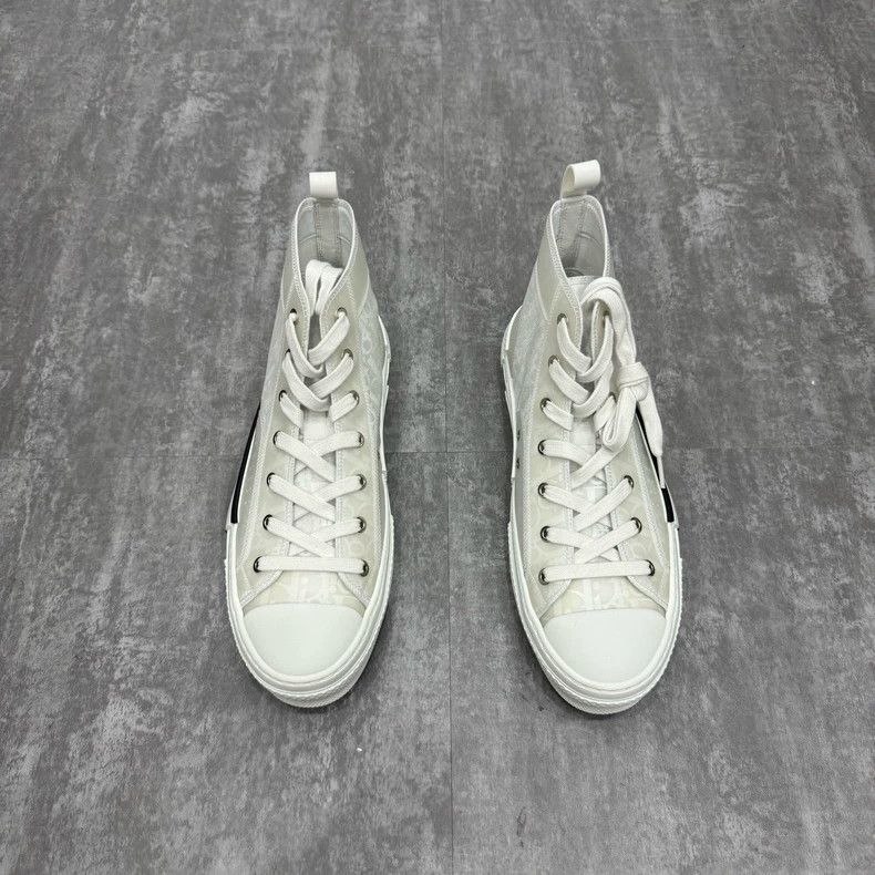 Dior Dior B23 Transparent White High-Top Sneakers Size US 9 / EU 42 - 3 Thumbnail
