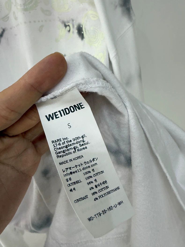 Gallery Dept. WE11DONE Long Sleeve T-Shirt with Paint Splatter Size US S / EU 44-46 / 1 - 6 Thumbnail