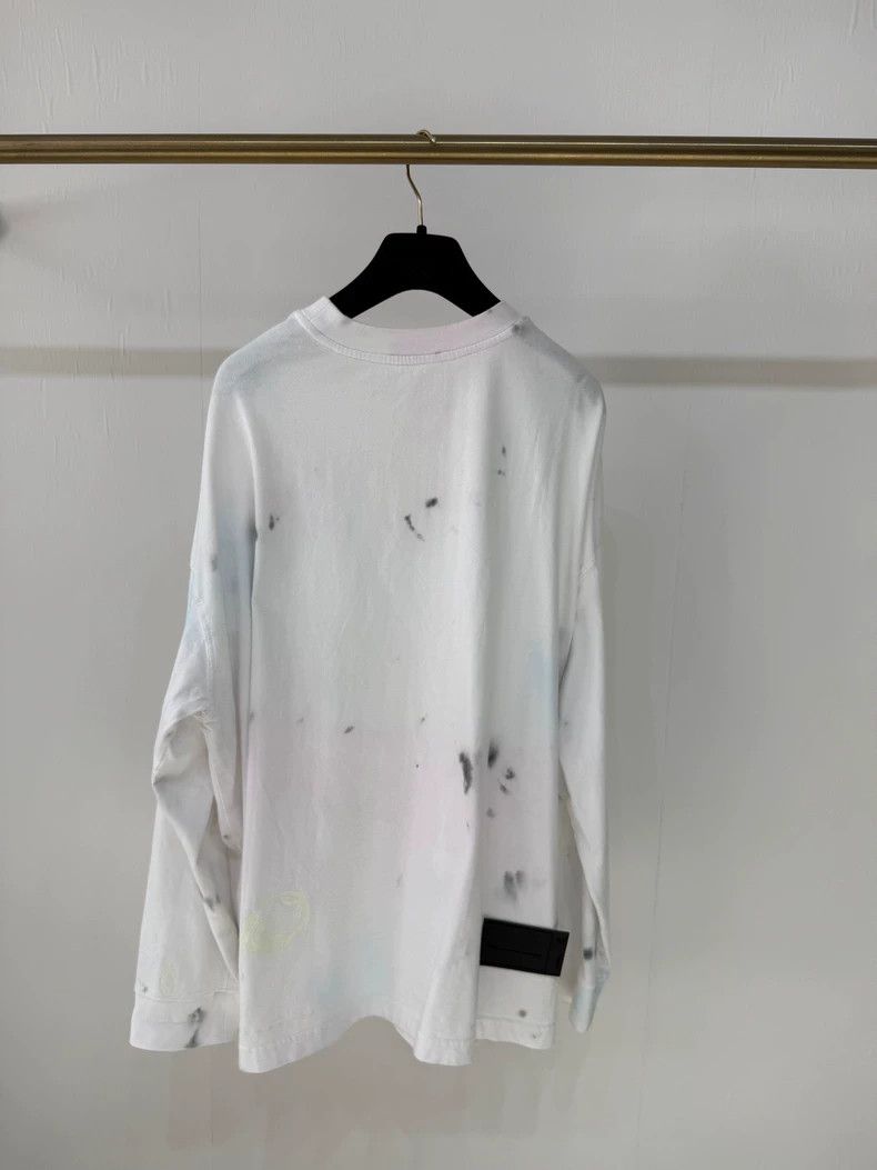 Gallery Dept. WE11DONE Long Sleeve T-Shirt with Paint Splatter Size US S / EU 44-46 / 1 - 2 Thumbnail