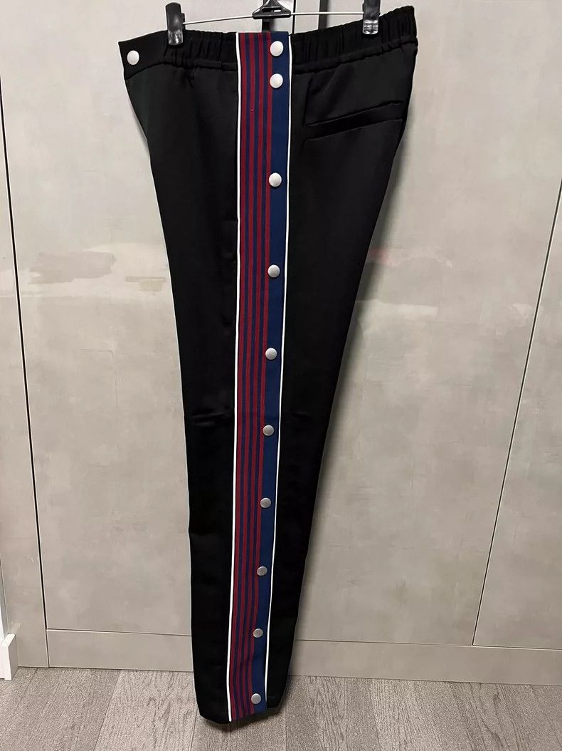 Calvin Klein 205W39NYC Calvin Klein Black Striped Casual Pants Size US 30 / EU 46 - 3 Thumbnail